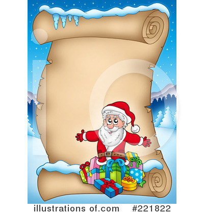 Royalty-Free (RF) Santa Clipart Illustration by visekart - Stock Sample #221822