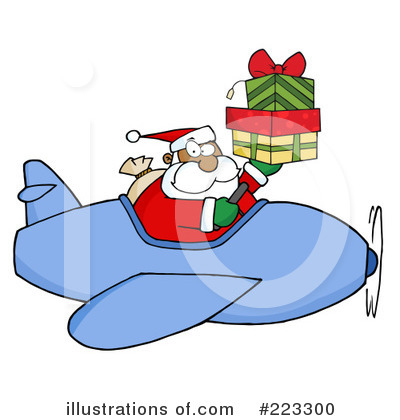 Royalty-Free (RF) Santa Clipart Illustration by Hit Toon - Stock Sample #223300