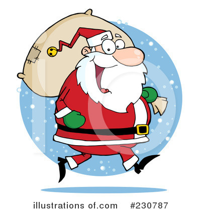 Royalty-Free (RF) Santa Clipart Illustration by Hit Toon - Stock Sample #230787
