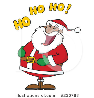 Royalty-Free (RF) Santa Clipart Illustration by Hit Toon - Stock Sample #230788