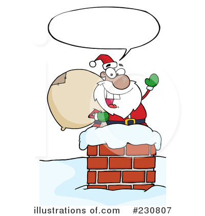 Royalty-Free (RF) Santa Clipart Illustration by Hit Toon - Stock Sample #230807