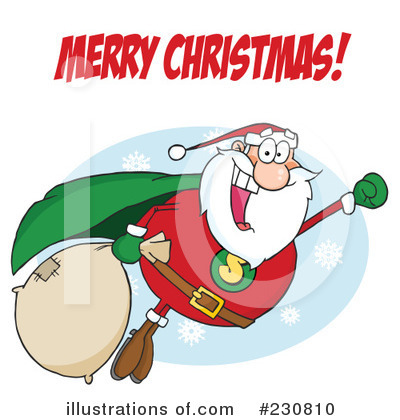Royalty-Free (RF) Santa Clipart Illustration by Hit Toon - Stock Sample #230810