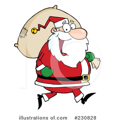 Royalty-Free (RF) Santa Clipart Illustration by Hit Toon - Stock Sample #230828