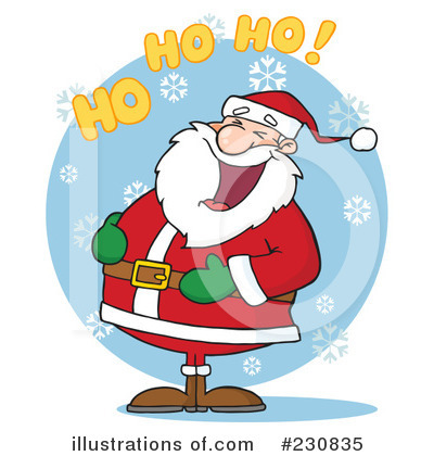 Royalty-Free (RF) Santa Clipart Illustration by Hit Toon - Stock Sample #230835