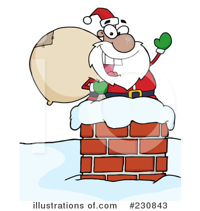 Royalty-Free (RF) Santa Clipart Illustration by Hit Toon - Stock Sample #230843