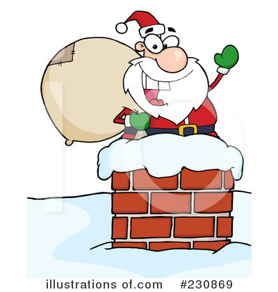 Royalty-Free (RF) Santa Clipart Illustration by Hit Toon - Stock Sample #230869