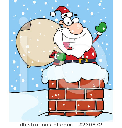 Royalty-Free (RF) Santa Clipart Illustration by Hit Toon - Stock Sample #230872