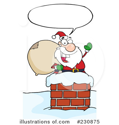 Royalty-Free (RF) Santa Clipart Illustration by Hit Toon - Stock Sample #230875