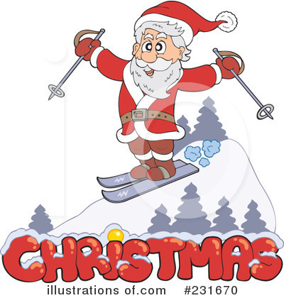 Royalty-Free (RF) Santa Clipart Illustration by visekart - Stock Sample #231670