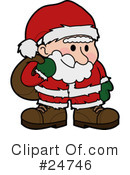 Santa Clipart #24746 by AtStockIllustration
