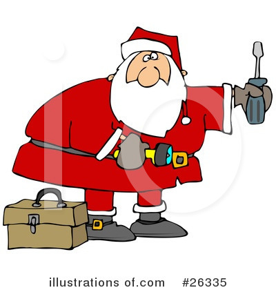 Royalty-Free (RF) Santa Clipart Illustration by djart - Stock Sample #26335
