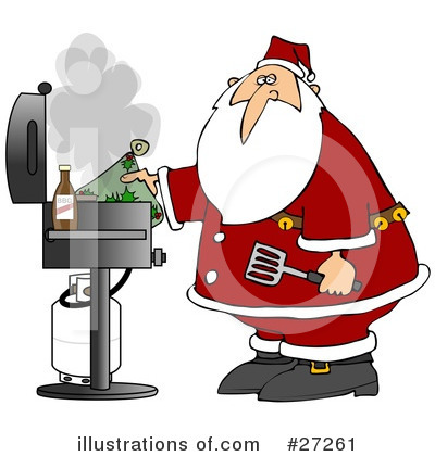 Royalty-Free (RF) Santa Clipart Illustration by djart - Stock Sample #27261