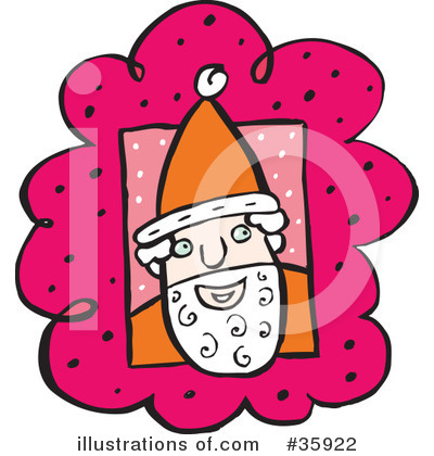 Royalty-Free (RF) Santa Clipart Illustration by Lisa Arts - Stock Sample #35922