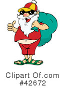 Santa Clipart #42672 by Dennis Holmes Designs