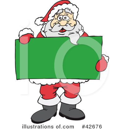 Royalty-Free (RF) Santa Clipart Illustration by Dennis Holmes Designs - Stock Sample #42676