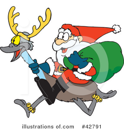 Reindeer Clipart #42791 by Dennis Holmes Designs