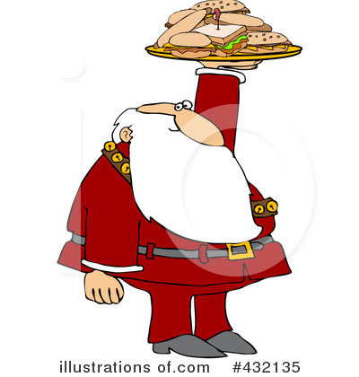 Royalty-Free (RF) Santa Clipart Illustration by djart - Stock Sample #432135