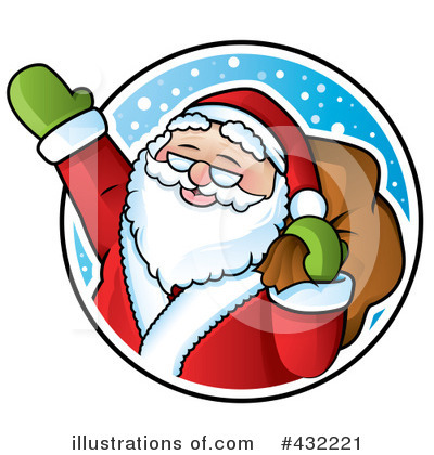 Royalty-Free (RF) Santa Clipart Illustration by TA Images - Stock Sample #432221