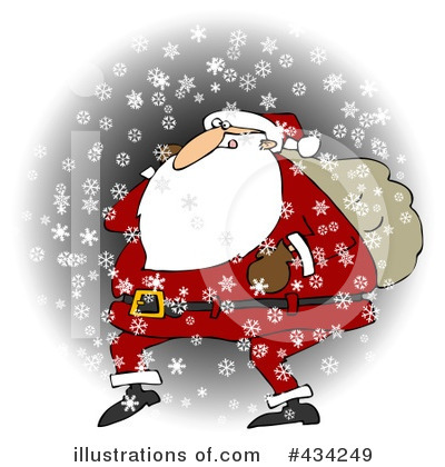 Royalty-Free (RF) Santa Clipart Illustration by djart - Stock Sample #434249