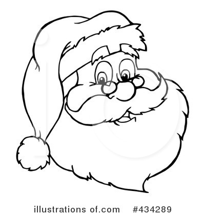 Royalty-Free (RF) Santa Clipart Illustration by Hit Toon - Stock Sample #434289