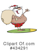Santa Clipart #434291 by Hit Toon