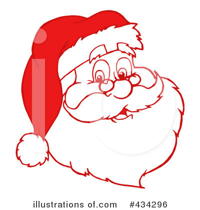 Royalty-Free (RF) Santa Clipart Illustration by Hit Toon - Stock Sample #434296