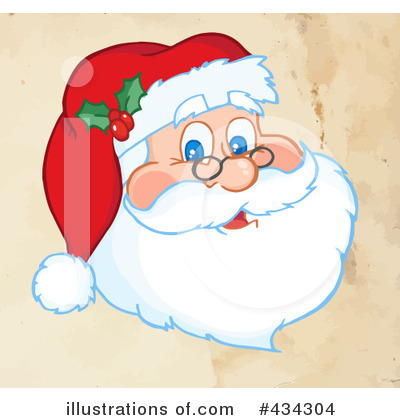 Royalty-Free (RF) Santa Clipart Illustration by Hit Toon - Stock Sample #434304