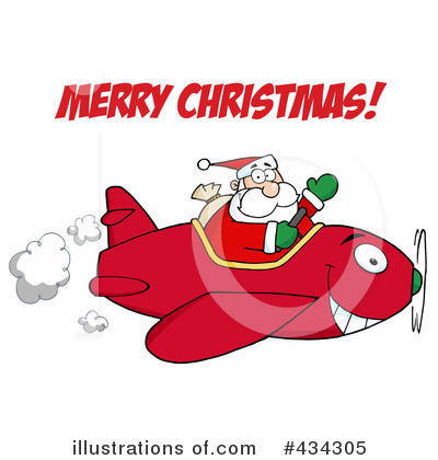 Royalty-Free (RF) Santa Clipart Illustration by Hit Toon - Stock Sample #434305