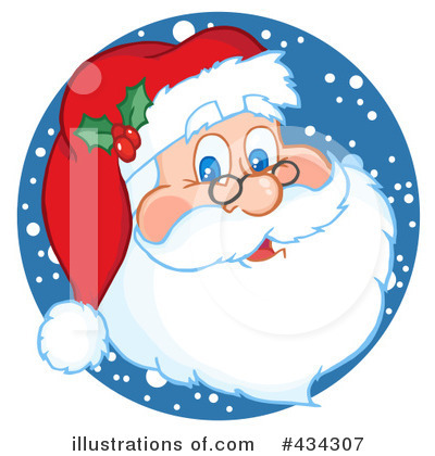 Royalty-Free (RF) Santa Clipart Illustration by Hit Toon - Stock Sample #434307