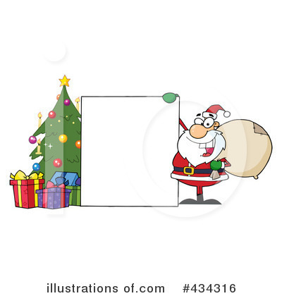 Royalty-Free (RF) Santa Clipart Illustration by Hit Toon - Stock Sample #434316
