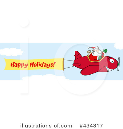 Airplane Clipart #434317 by Hit Toon