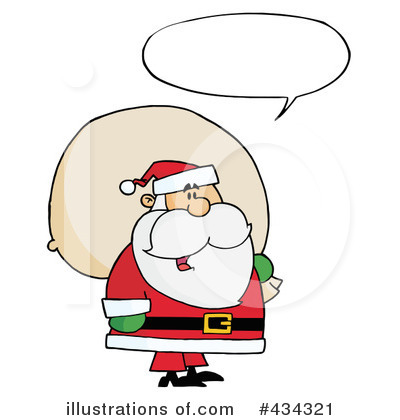 Royalty-Free (RF) Santa Clipart Illustration by Hit Toon - Stock Sample #434321