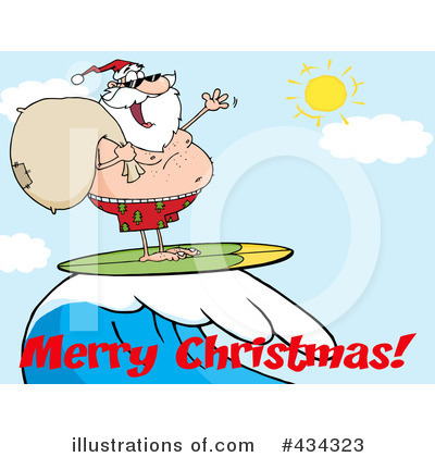 Royalty-Free (RF) Santa Clipart Illustration by Hit Toon - Stock Sample #434323