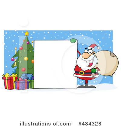 Royalty-Free (RF) Santa Clipart Illustration by Hit Toon - Stock Sample #434328