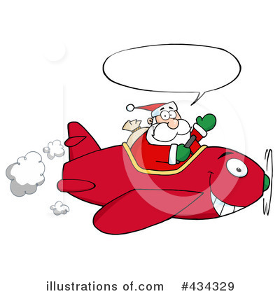Royalty-Free (RF) Santa Clipart Illustration by Hit Toon - Stock Sample #434329
