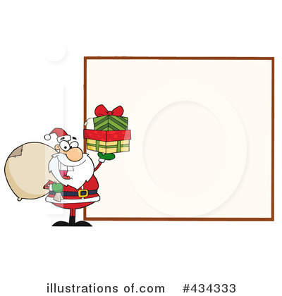 Royalty-Free (RF) Santa Clipart Illustration by Hit Toon - Stock Sample #434333