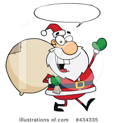 Royalty-Free (RF) Santa Clipart Illustration by Hit Toon - Stock Sample #434335