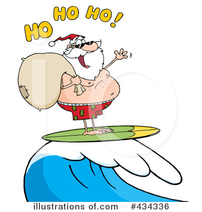 Royalty-Free (RF) Santa Clipart Illustration by Hit Toon - Stock Sample #434336