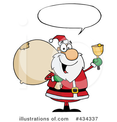 Royalty-Free (RF) Santa Clipart Illustration by Hit Toon - Stock Sample #434337