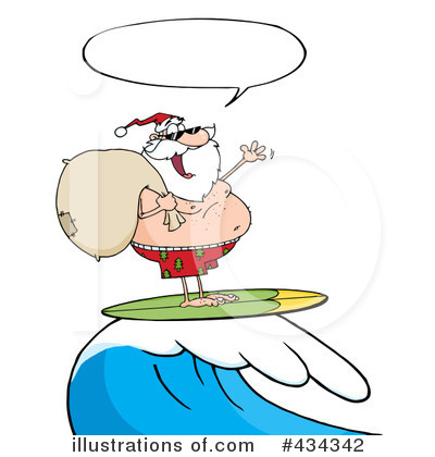 Royalty-Free (RF) Santa Clipart Illustration by Hit Toon - Stock Sample #434342