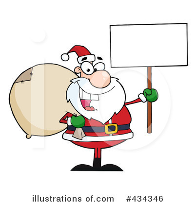Royalty-Free (RF) Santa Clipart Illustration by Hit Toon - Stock Sample #434346