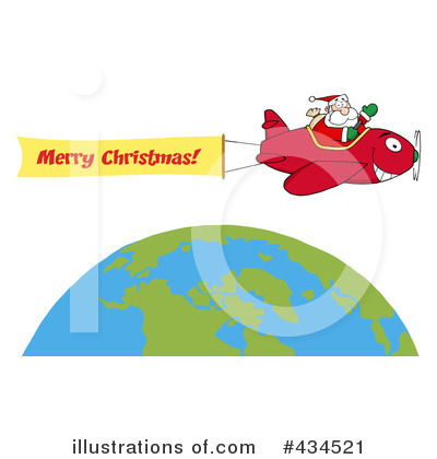 Royalty-Free (RF) Santa Clipart Illustration by Hit Toon - Stock Sample #434521