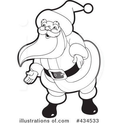 Royalty-Free (RF) Santa Clipart Illustration by Lal Perera - Stock Sample #434533