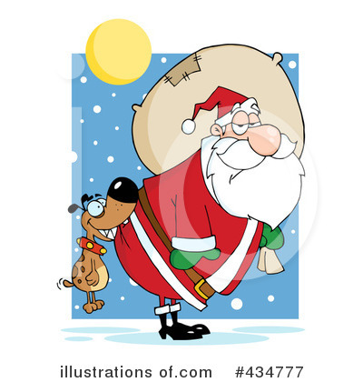 Royalty-Free (RF) Santa Clipart Illustration by Hit Toon - Stock Sample #434777