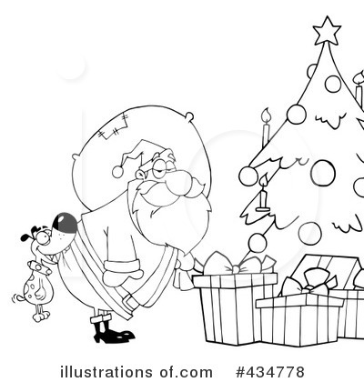 Royalty-Free (RF) Santa Clipart Illustration by Hit Toon - Stock Sample #434778
