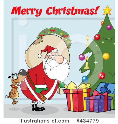 Royalty-Free (RF) Santa Clipart Illustration by Hit Toon - Stock Sample #434779