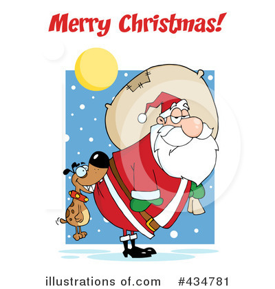 Royalty-Free (RF) Santa Clipart Illustration by Hit Toon - Stock Sample #434781