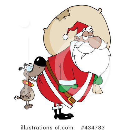 Royalty-Free (RF) Santa Clipart Illustration by Hit Toon - Stock Sample #434783