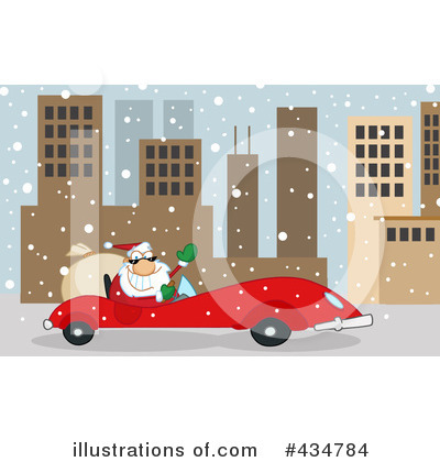 Royalty-Free (RF) Santa Clipart Illustration by Hit Toon - Stock Sample #434784