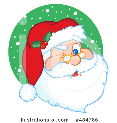 Royalty-Free (RF) Santa Clipart Illustration by Hit Toon - Stock Sample #434786